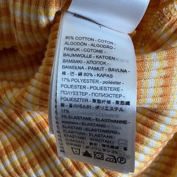 Levi’s Long Sleeve Britt Snap Front Striped Ribbed Top Womens Plus Size 1X New - Picture 11 of 13